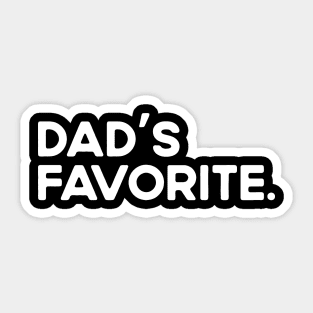 Dad’s Favorite Sticker